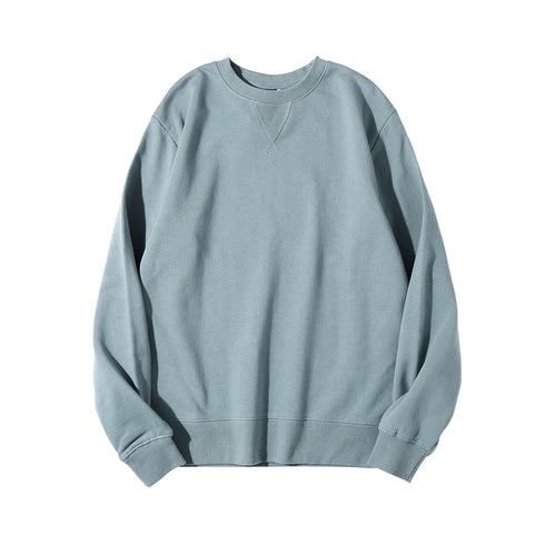 Plus Size Long Sleeve Crewneck Unisex Pullover