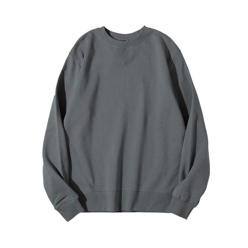 Plus Size Long Sleeve Crewneck Unisex Pullover