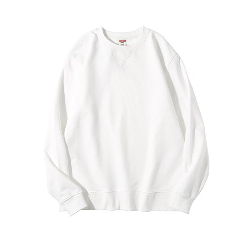 Plus Size Long Sleeve Crewneck Unisex Pullover