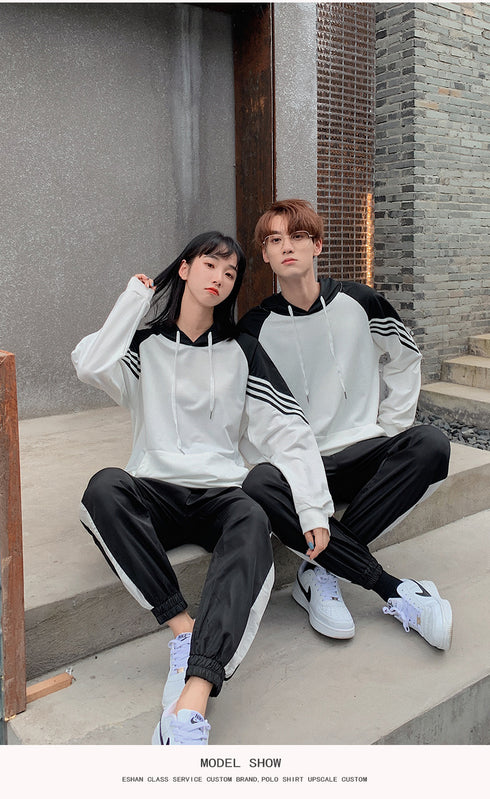 Plus Size Long Sleeve Unisex Hoodie for Printing