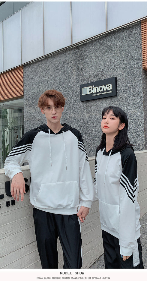 Plus Size Long Sleeve Unisex Hoodie for Printing