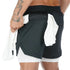 Plus Size Men's 2 in 1 Lightweight Workout Athletic Shorts
