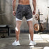 Plus Size Men's 2 in 1 Lightweight Workout Athletic Shorts