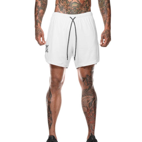 Plus Size Men's 2 in 1 Quick Dry Outdoor Sweat Shorts