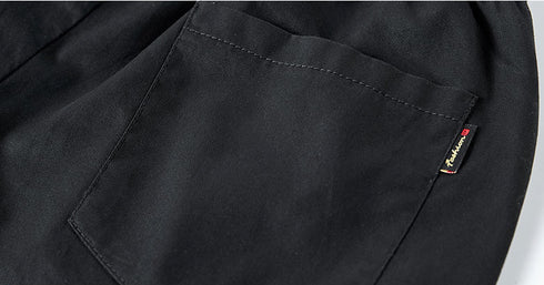 Plus Size Men's Cargo Shorts with Elastic Waistband