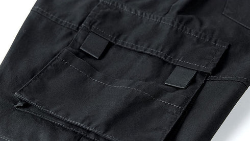 Plus Size Men's Cargo Shorts with Elastic Waistband