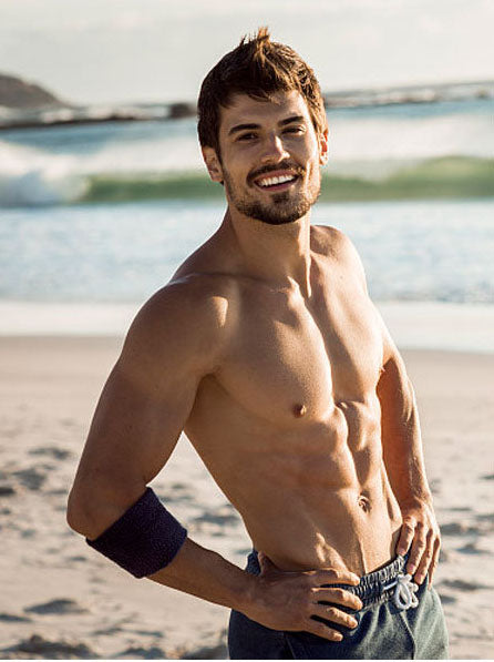 Plus Size Men's Cargo Shorts with Elastic Waistband