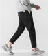 Plus Size Men's Casual Fleece-Lined Harem Joggers
