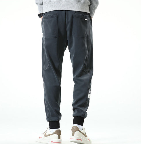 Plus Size Men's Casual Fleece Gym Workout Running Joggers