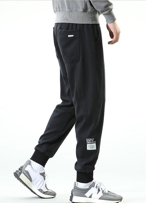 Plus Size Men's Casual Fleece Gym Workout Running Joggers