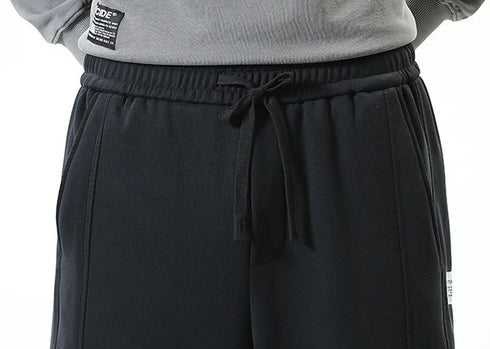 Plus Size Men's Casual Fleece Gym Workout Running Joggers