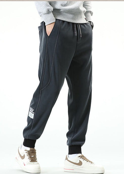 Plus Size Men's Casual Fleece Gym Workout Running Joggers