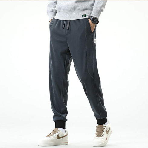 Plus Size Men's Casual Fleece Gym Workout Running Joggers