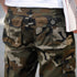 Plus Size Men's Loose Camo Shorts with Pockets