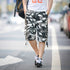 Plus Size Men's Loose Camo Shorts with Pockets