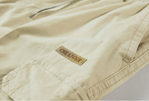 Plus Size Men's Outdoor Loose Fit Athletic Cargo Shorts