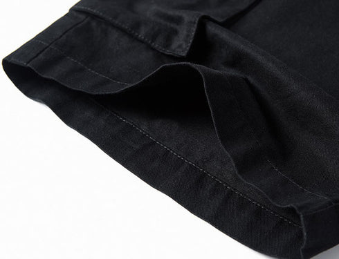 Plus Size Men's Printed Straight Leg Cargo Shorts