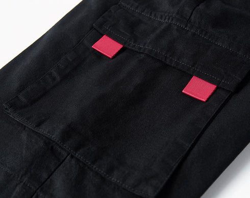 Plus Size Men's Printed Straight Leg Cargo Shorts