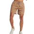 Plus Size Men's Quick Dry Jogging Sweat Shorts with Zippers