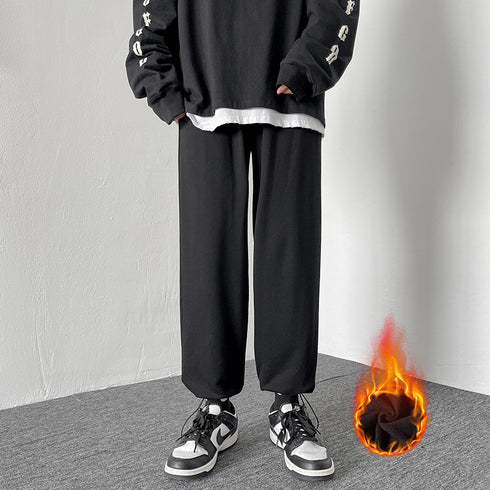 Plus Size Men's Straight Leg Loose-Fit Workout Jogger