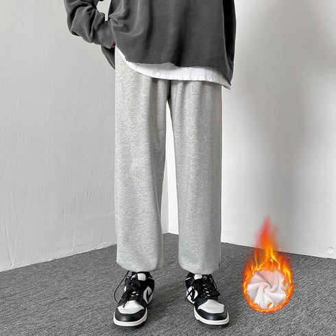 Plus Size Men's Straight Leg Loose-Fit Workout Jogger