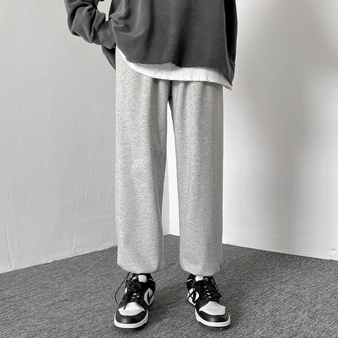 Plus Size Men's Straight Leg Loose-Fit Workout Jogger