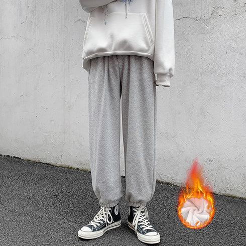 Plus Size Men's Straight Leg Loose-Fit Workout Jogger