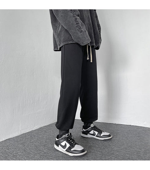 Plus Size Men's Straight Leg Loose-Fit Workout Jogger