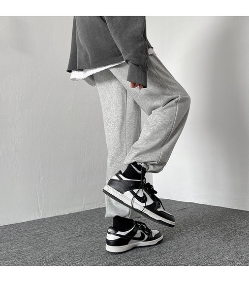 Plus Size Men's Straight Leg Loose-Fit Workout Jogger