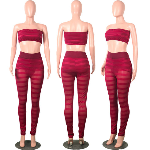 Plus Size Stylish Sexy Lace Women's 3 Piece Lounge Set