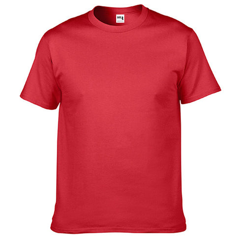 Plus Size Unisex Cotton Blank T-Shirt