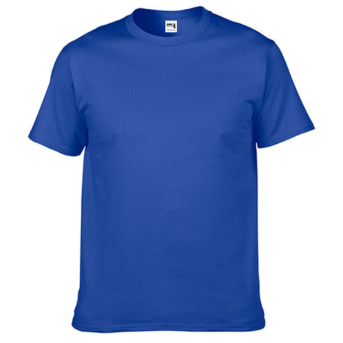 Plus Size Unisex Cotton Blank T-Shirt