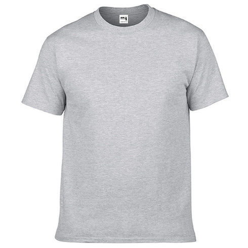 Plus Size Unisex Cotton Blank T-Shirt