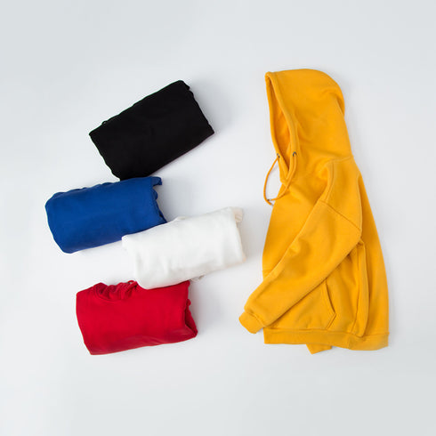 Plus Size Unisex Sherpa Drawstring Hoodie