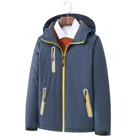 Plus Size Waterproof Jacket Unisex Winter Coat for Logo Print