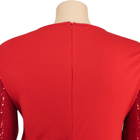 Plus Size Western Stylish Round Collar Jumpsuits for Women