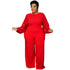 Plus Size Western Stylish Round Collar Jumpsuits for Women