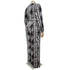 Plus Size Women's Belted Stylish Printed Jumpsuits