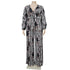 Plus Size Women's Belted Stylish Printed Jumpsuits