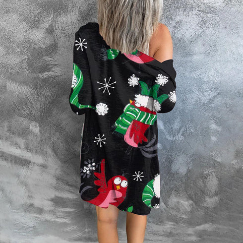 Plus Size Women's Casual Button Down Long Coats