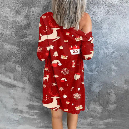 Plus Size Women's Casual Button Down Long Coats