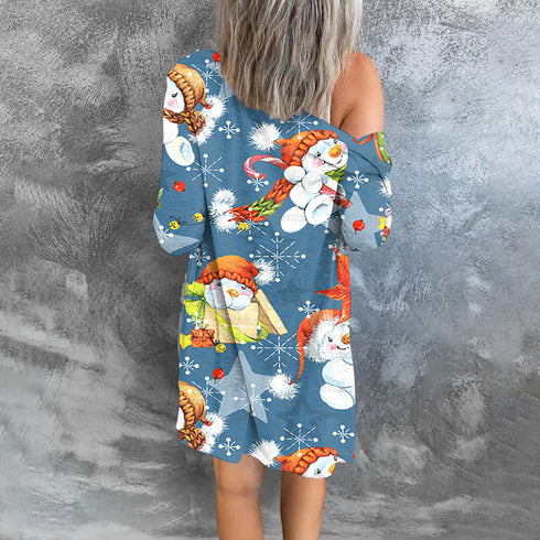 Plus Size Women's Casual Button Down Long Coats