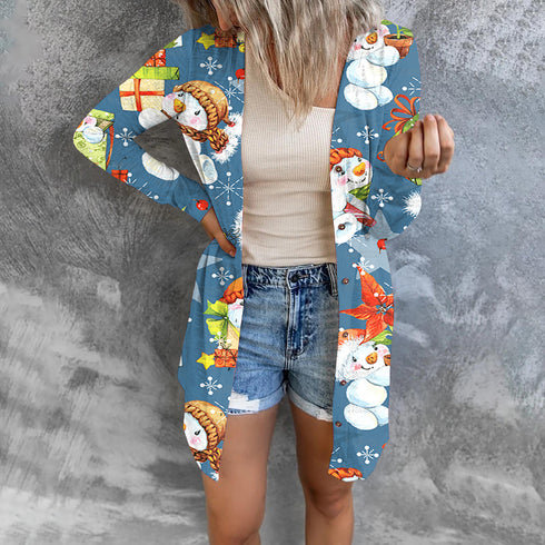 Plus Size Women's Casual Button Down Long Coats