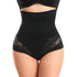 Plus Size Women's High Waist Tummy Control Lace Panties
