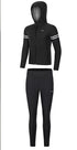 Plus Size Women's Hot Sweat Zipper Jacket Pants Sauna Suits