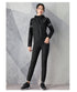 Plus Size Women's Hot Sweat Zipper Jacket Pants Sauna Suits