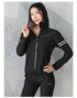 Plus Size Women's Hot Sweat Zipper Jacket Pants Sauna Suits