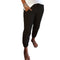 Plus Size Women's Pure Color Beam Foot Trousers