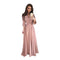 Plus Size Women's Slim Lace-up Dress Wrap Maxi Dresses