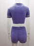 Plus Size Women's Sweaters Shorts Two Piece Outfits